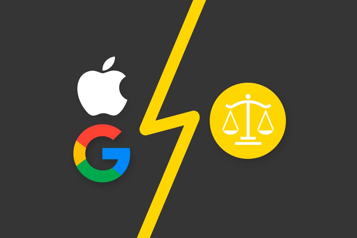 Anti-trust regulation against Google Apple graphic