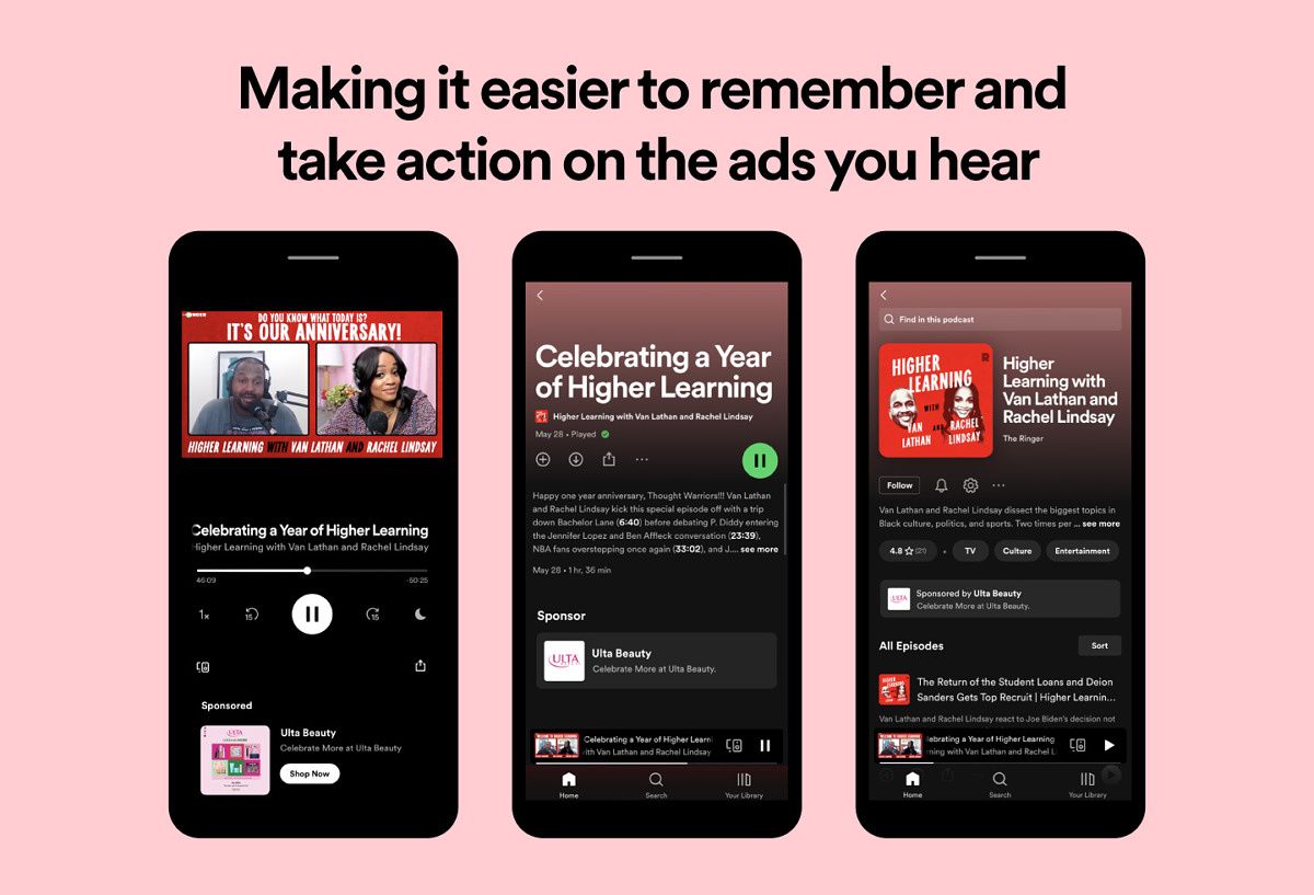Spotify podcast ads