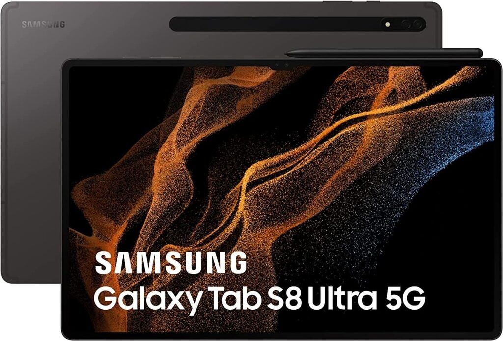Galaxy Tab S8 Ultra image from Amazon Italy listing