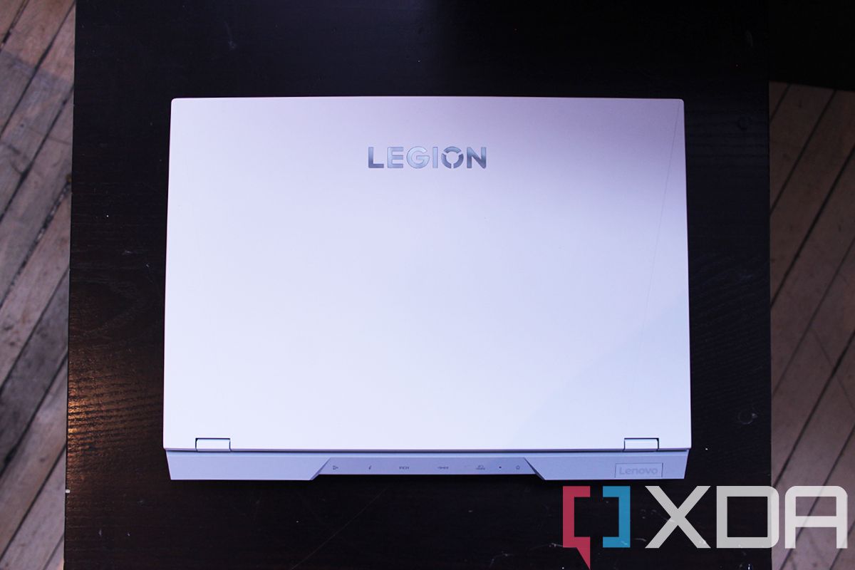 Top view of Lenovo Legion laptop