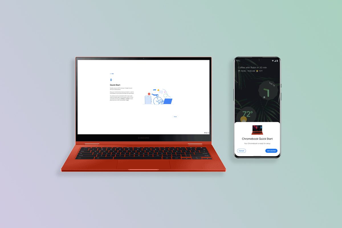 Quick Setup Chromebooks with Android phone