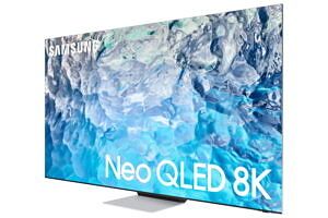A Samsung TV with text &quot;Neo QLED 8K&quot;