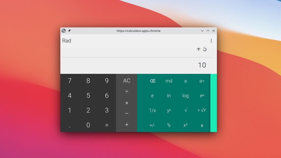 Calculator on Chrome OS is now a Progressive Web App