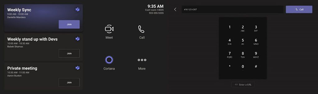 New Calling app for Teams Rooms devices