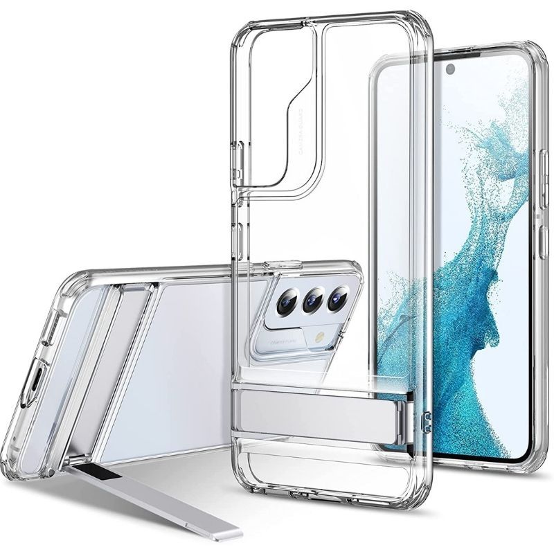 The ESR Metal clear case is a great alternative to the official clear case from Samsung. This one goes easy on your wallet and comes with a kickstand too. You can use it to set up your phone in either vertical or horizontal orientation, so it's perfect for a hands-free viewing experience. This particular case is also said to be scratch-resistant, and it supports wireless charging too.