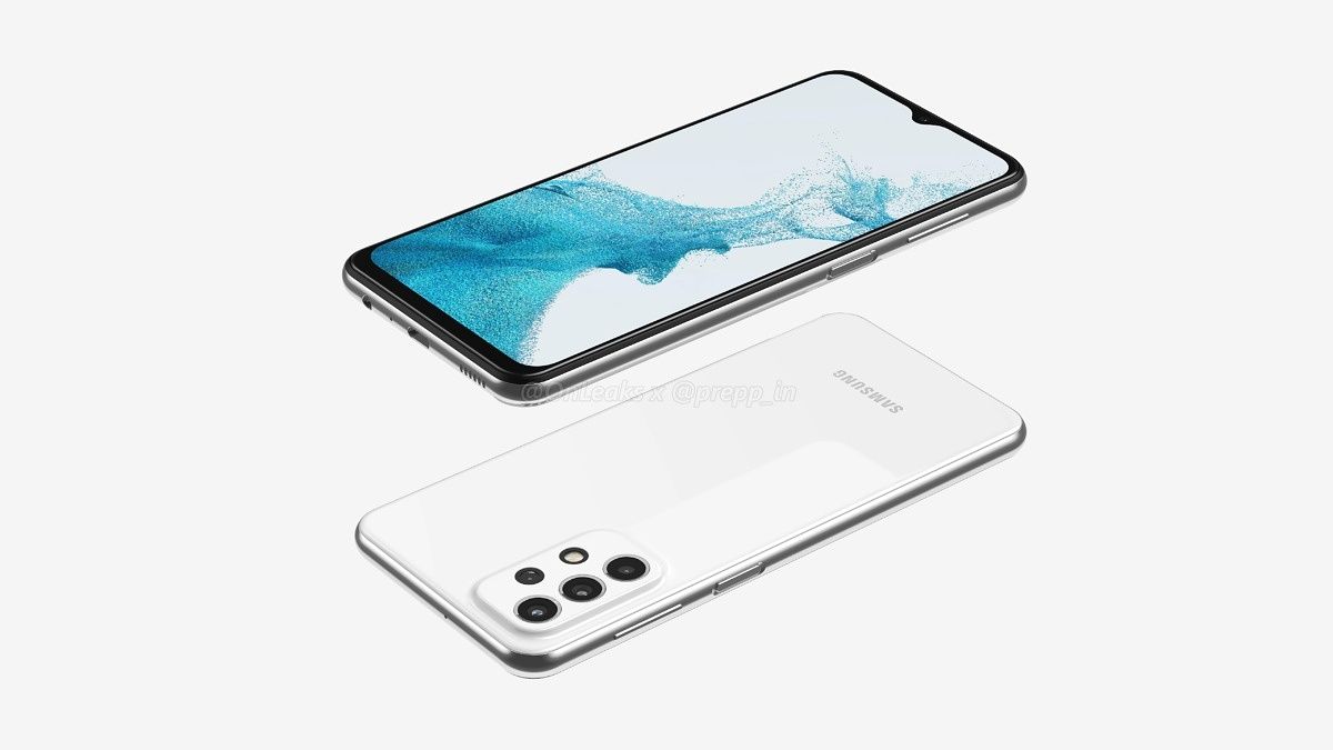 Galaxy A23 in white colorway