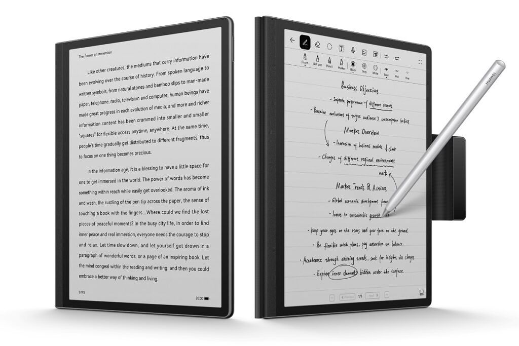 The Huawei MatePad Paper is a Huawei competitor to the Kindle Oasis, and it packs everything and more that you'd expect from an e-reader. Not only that, but it has HarmonyOS too, with support for all of your favorite Android apps.