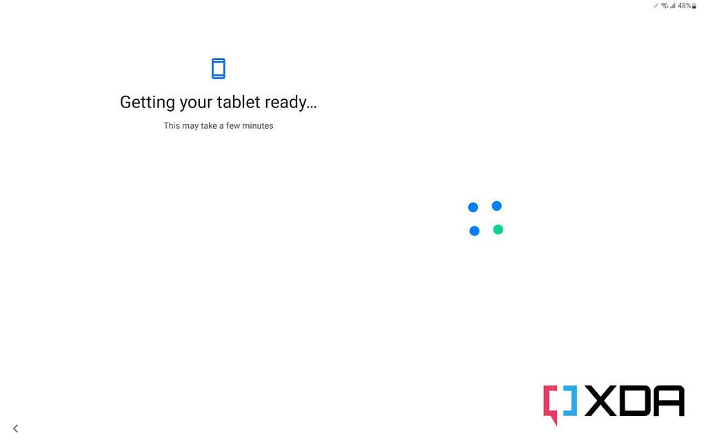 How to set up the Samsung Galaxy Tab S8 Series step 7
