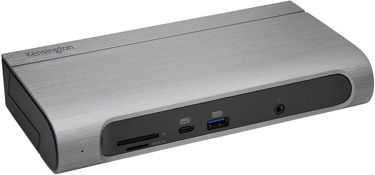 The Kensington SD5600T isn't the newest dock around, but because of that, it also has a lot of ports for a reasonable price. Including two HDMI and DisplayPort outputs, multiple USB Type-A ports, and Ethernet, this is a very capable dock.