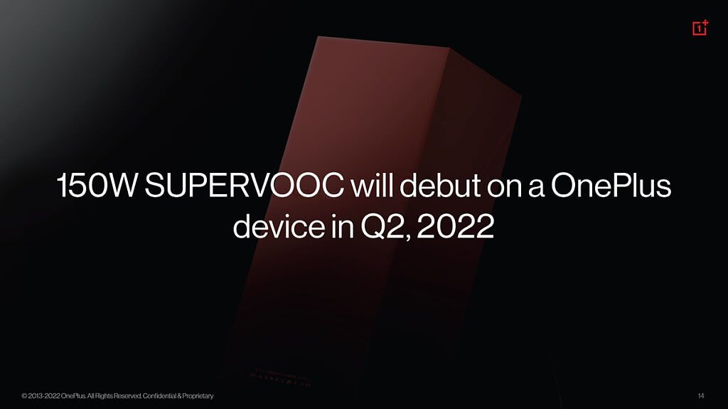 OnePlus smartphone with 150W SuperVOOC fast charging -- Teaser