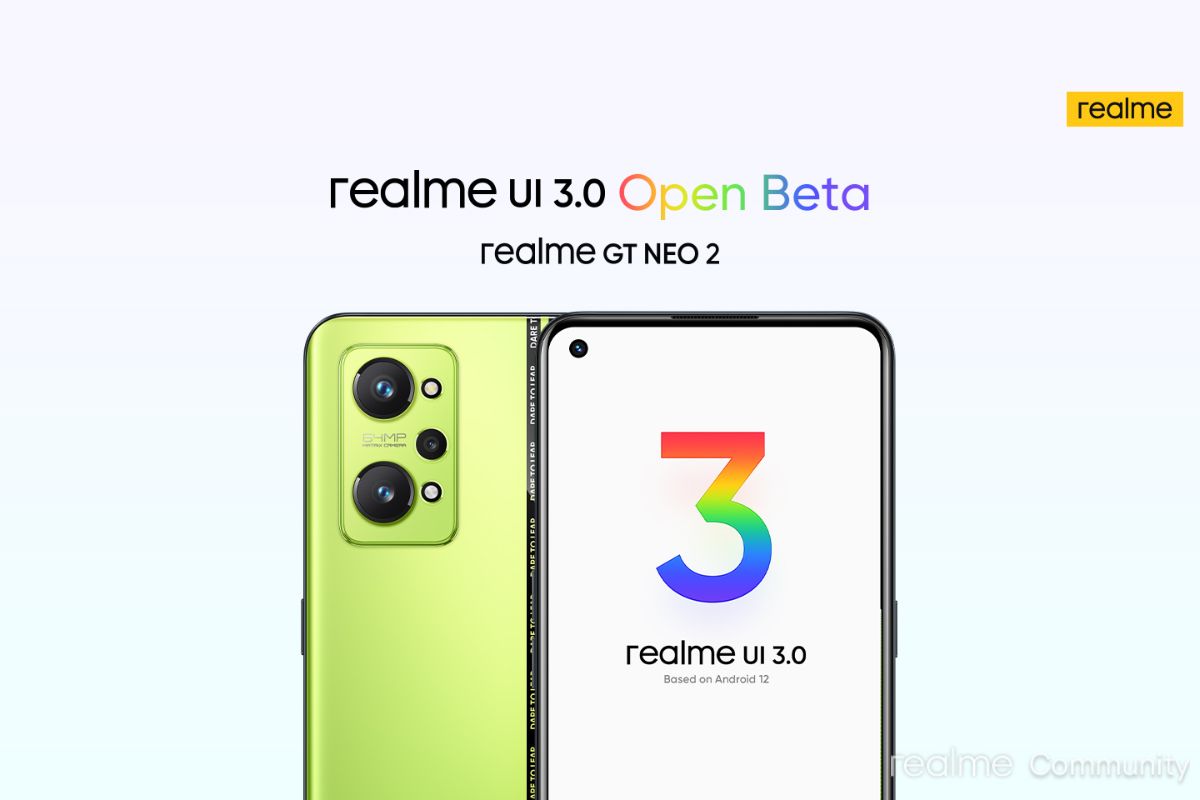 Realme UI 3.0 Open beta Realme GT Neo 2 featured