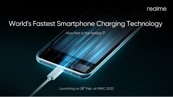 Realme world's fastest charging tech teaser