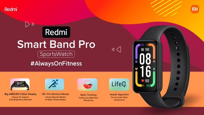 Redmi Smart Band Pro specs