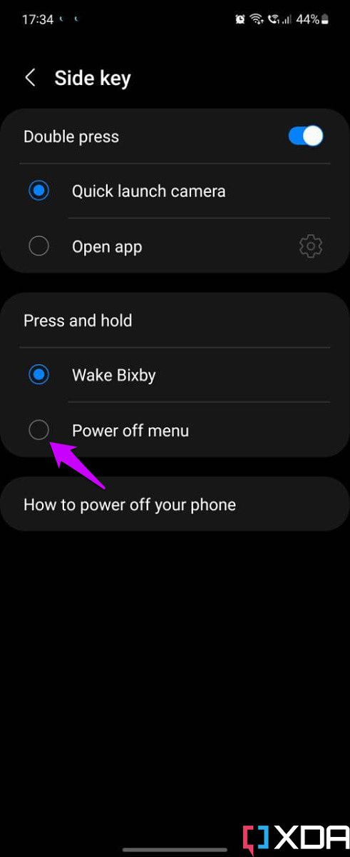 How to switch off or restart the Samsung Galaxy Z Flip 3: Four ...