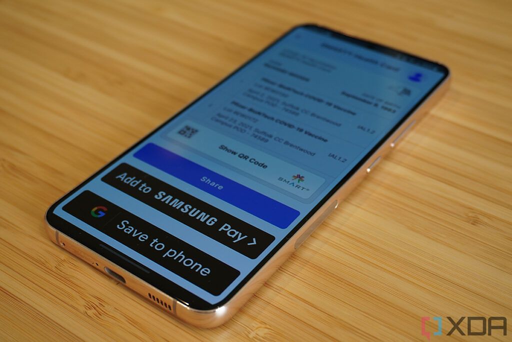 Vaccine information being added to Samsung Pay