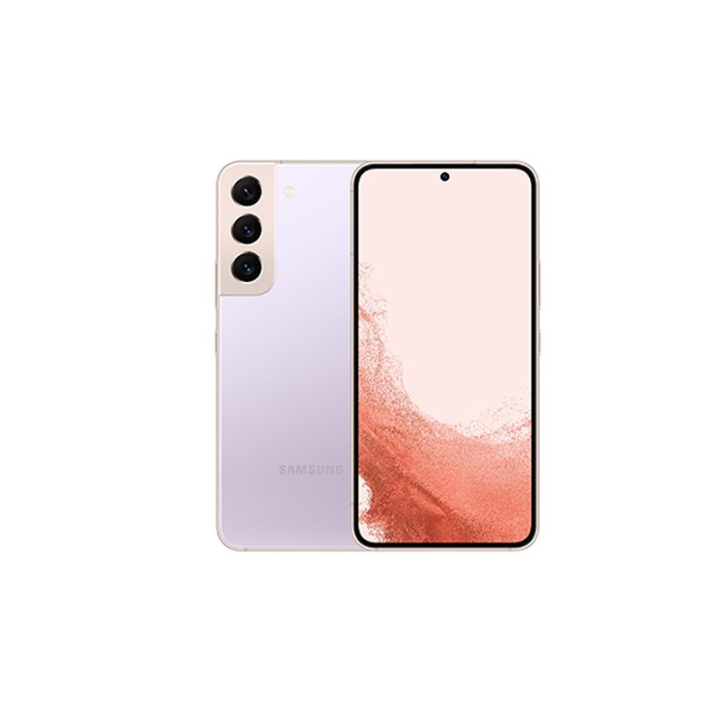This is quite similar to the violet color used on some Samsung phones in the past. It leans slightly towards the pinkish side and has golden accents.