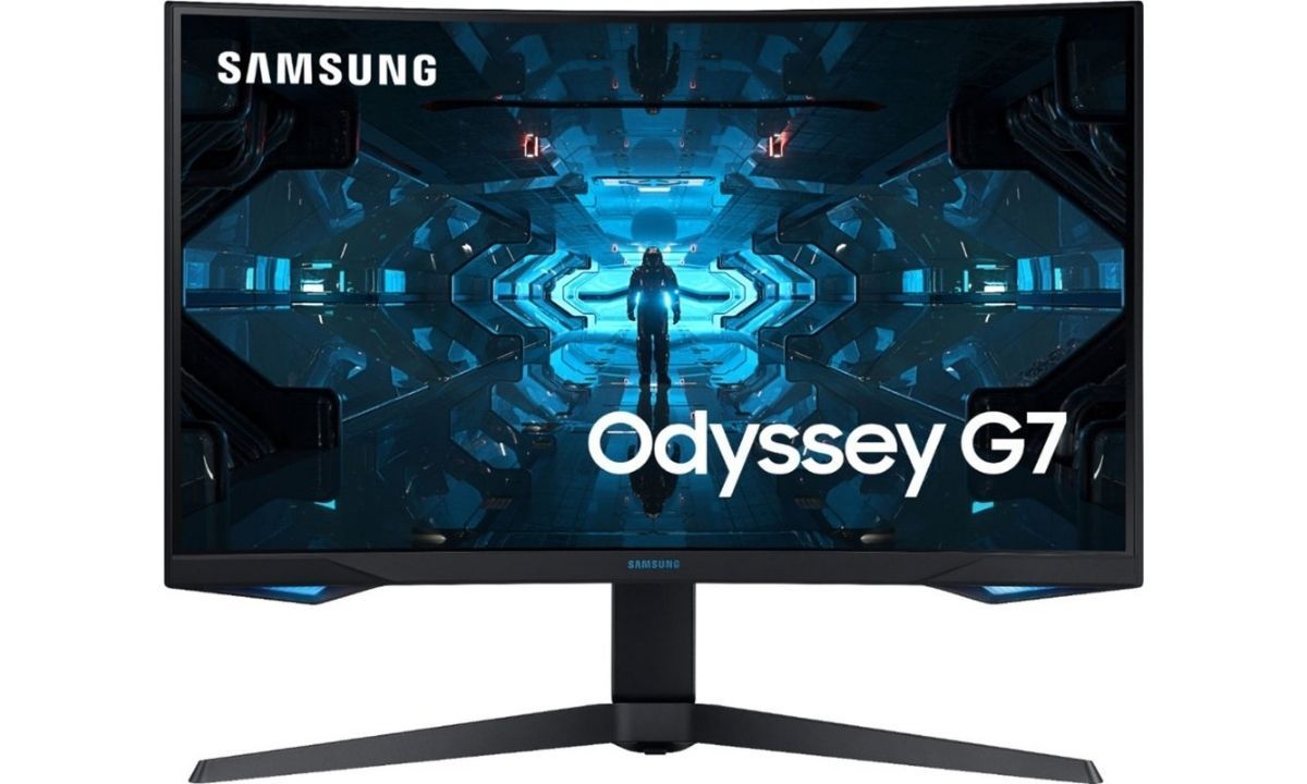 The Samsung Odyssey G7 is a fantastic gaming monitor with a curved Quad HD display and a 240Hz refresh rate. It supports HDR and uses Samsung's QLED technology.