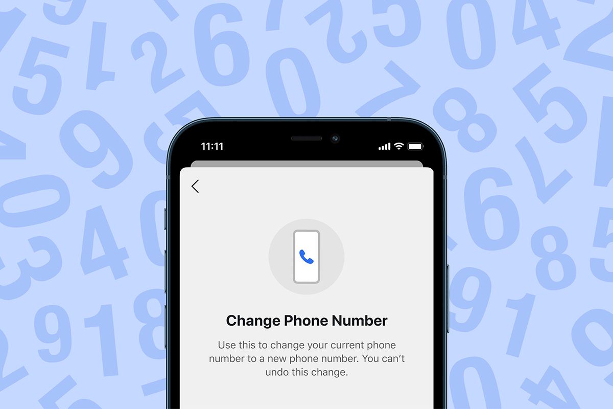 Signal change phone number