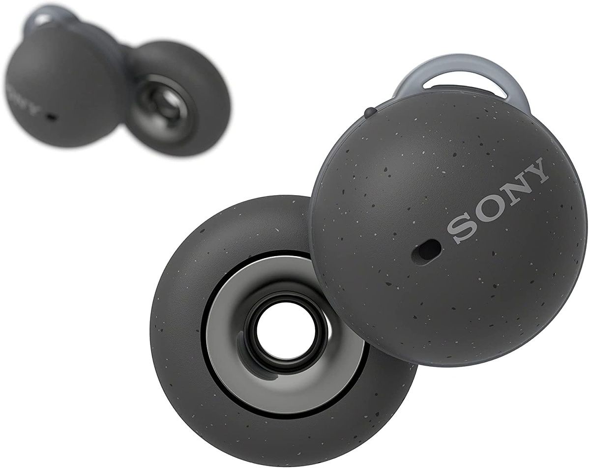 You've heard of open-back headphones, but what about earbuds? Well, that's what Sony is trying to do with the LinkBuds, which have an open-ring design to let you hear what's around yu more naturally, while still delivering grea quality audio. They may look odd, but they sound great.