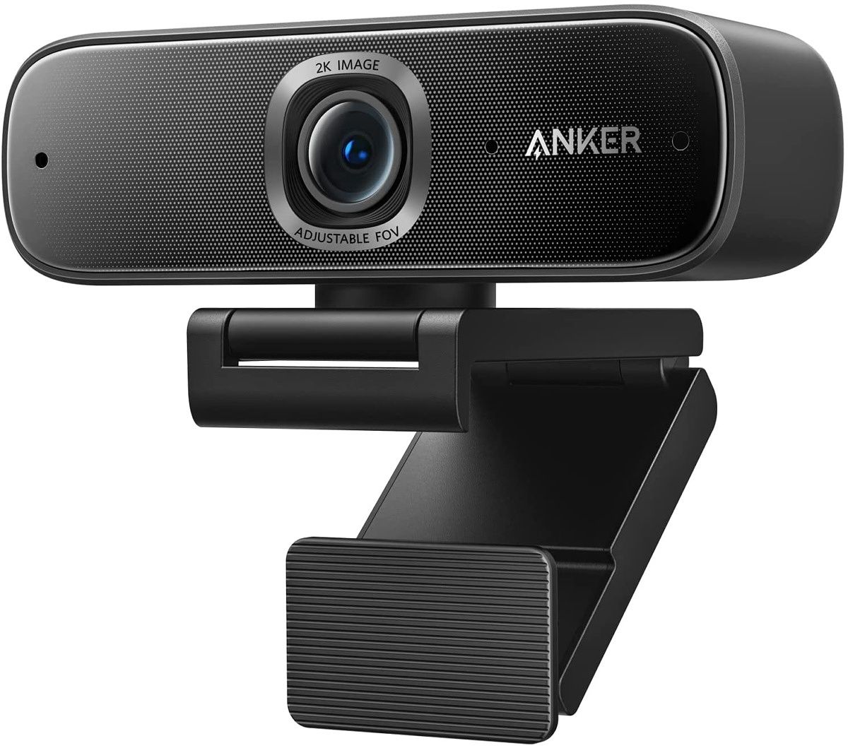 The Anker PowerConf C302 is a great webcam if you're participating in calls with a big group thanks to its wide field of view. Plus, you can adjust its position, and it features solid webcam quality at 2K and 30fps, along with some AI features to improve image quality.