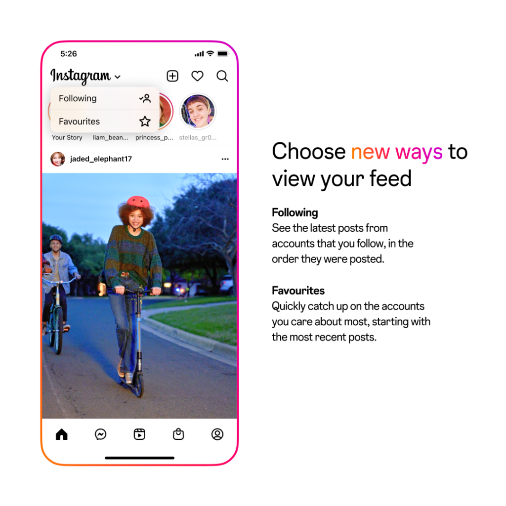 Instagram's 'favourites' feature lets users customise feeds; ads to follow