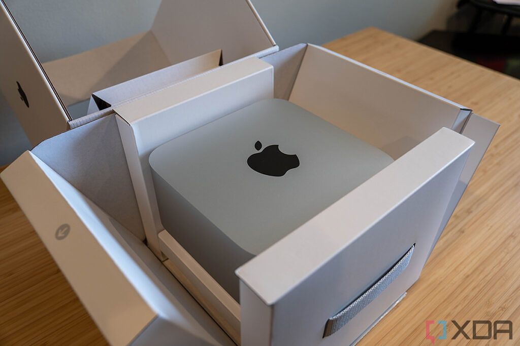 Mac Studio with box open