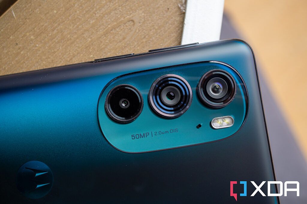 Photo of the phone's cameras
