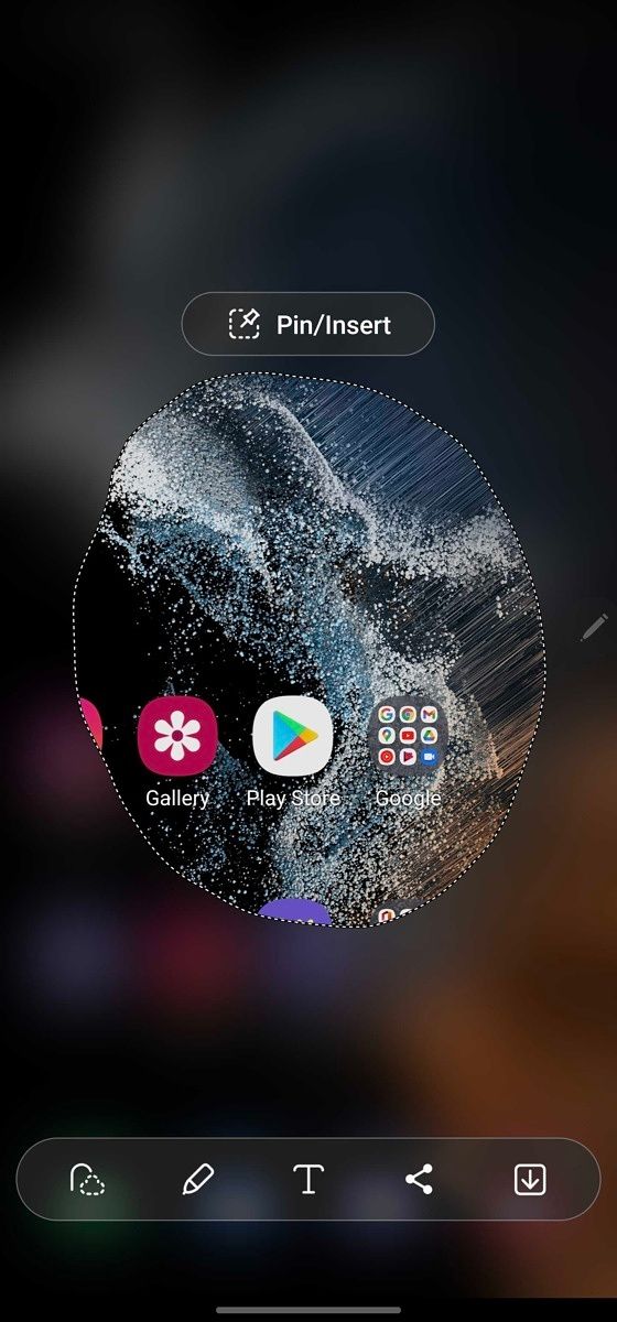 How to take a screenshot on the Samsung Galaxy S22 series