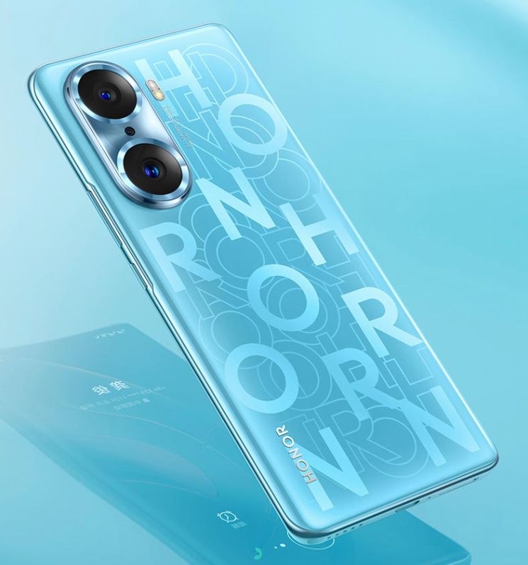 Honor 60 Pro in blue color