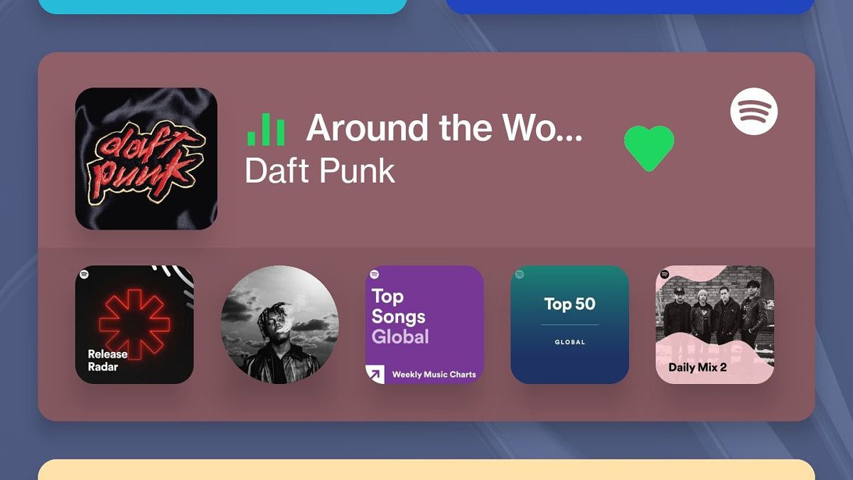 Spotify in OnePlus Shelf