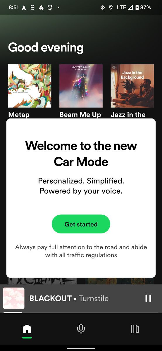 Spotify is bringing back simplified mobile design as 'Car Mode'