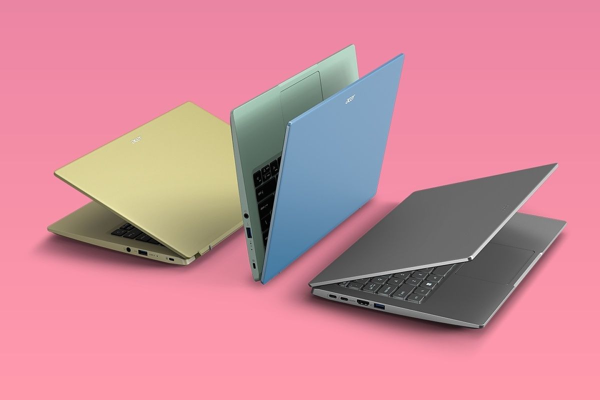 Acer Swift 3 in three color options