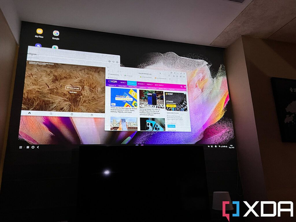 Samsung Dex en el proyector Samsung Freestyle