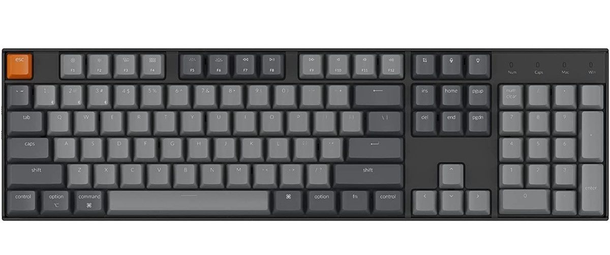 Proficient typists are probably familiar with mechanical keyboards, and the Keycharon K10 is a great one for productivity. It has a full-size layout, classic design, and it gives you three types of Gateron G Pro switches to choose from.