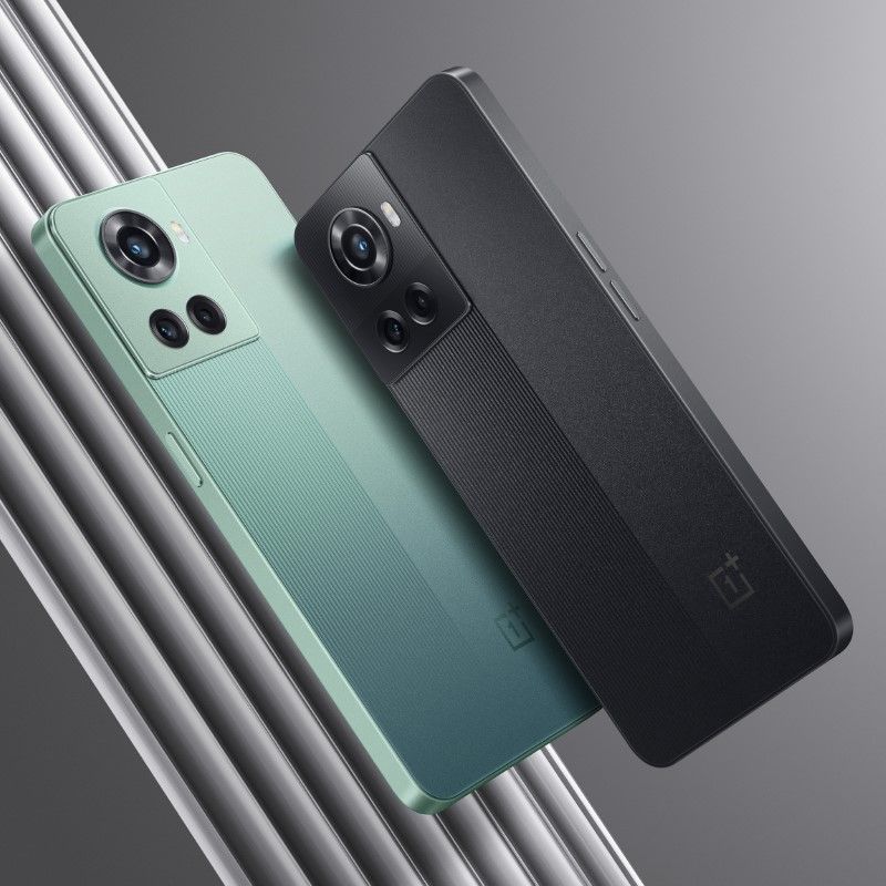 OnePlus 10R en colores Forrest Green y Sierra Black