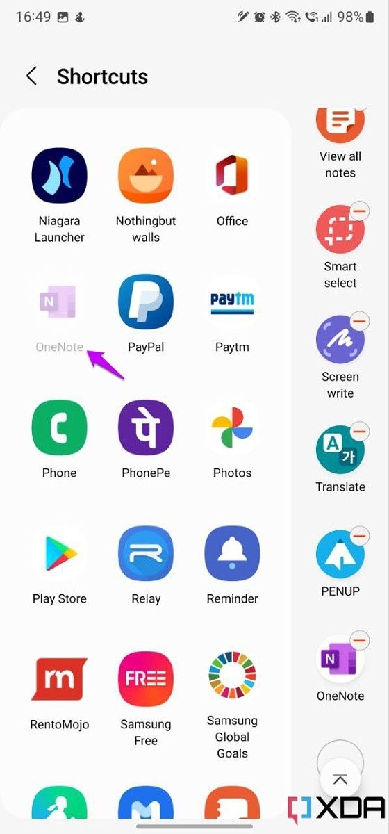 How to quickly take notes on the Galaxy S22 Ultra using the included S Pen