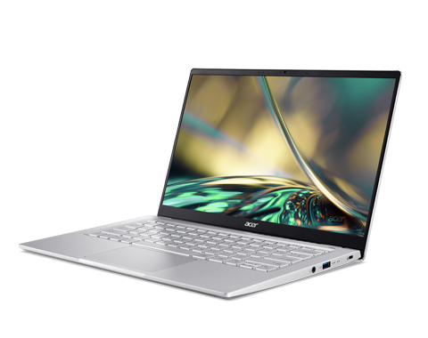 The Acer Swift 3 is powered by 12th-generation Intel processors, and it comes with up to a Quad HD display and a new Full HD webcam.
