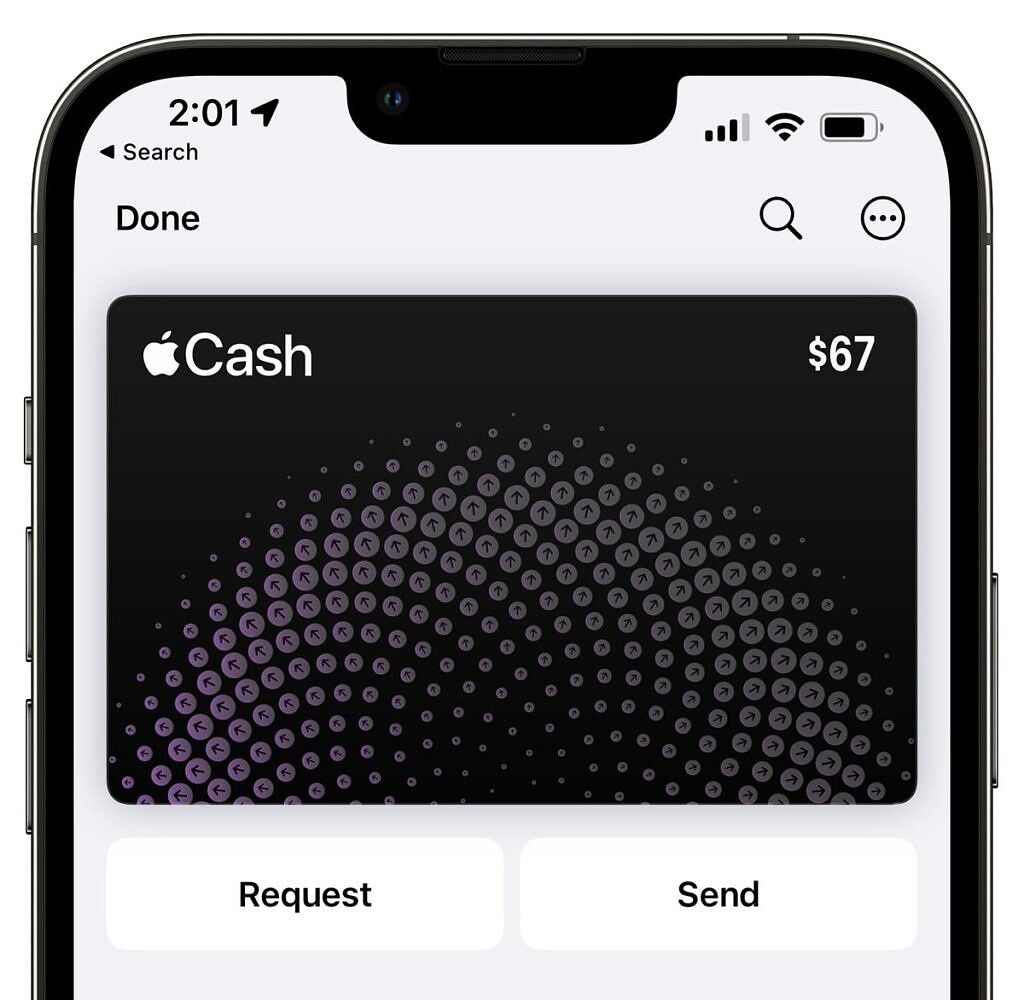 Apple Cash Buttons iOS 15.5 beta 1