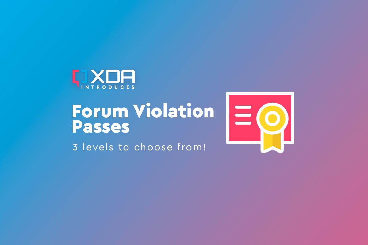 XDA Forum Violation Pass -- Featured Image for April Fools