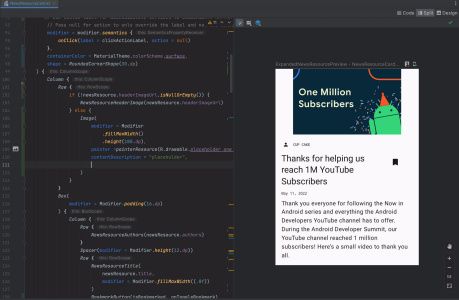 Android Studio Electric Eel Canary Brings Live Edit To The Compose Preview