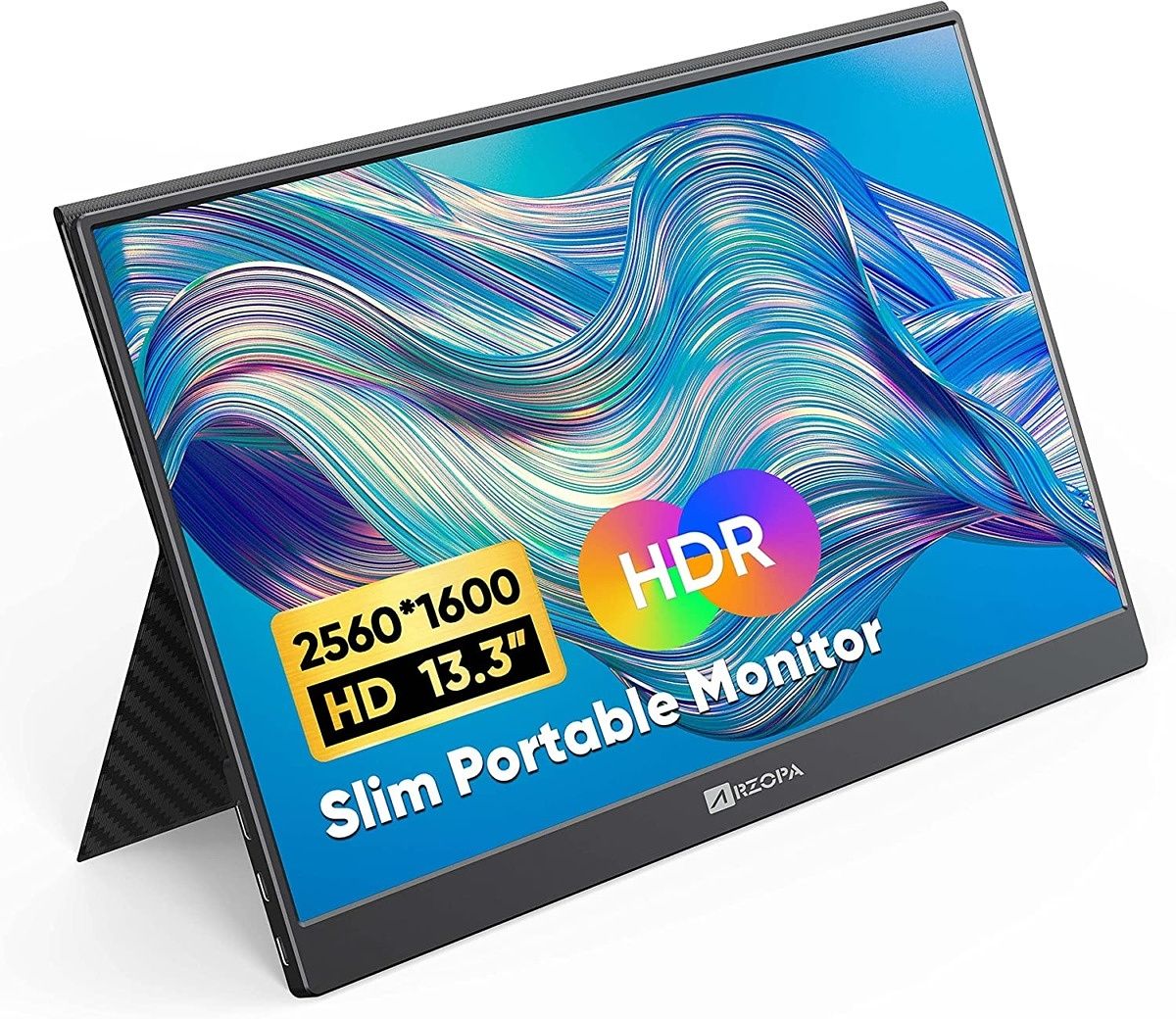If you need to live the dual-screen life everywhere you go, the Arzopa portable monitor is the perfect choice. It connects easily via a single USB-C cable, and it's a 13.3-inch panel with the same 16:10 aspect ratio as the XPS 13, making it the perfect pairing. Plus, it comes in a very sharp 2560 x 1600 resolution, so it looks great.