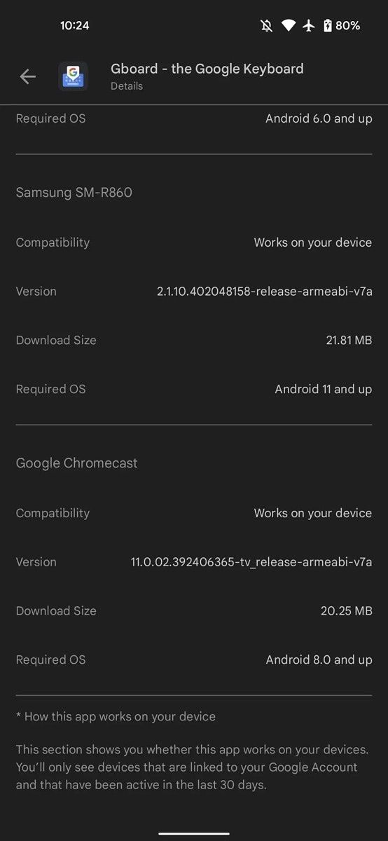 Play Store app listings start showing a new for your