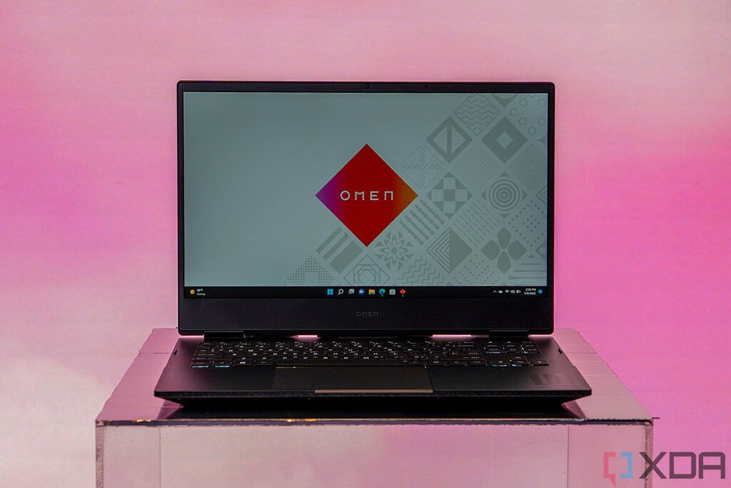Front view of HP OMEN 16