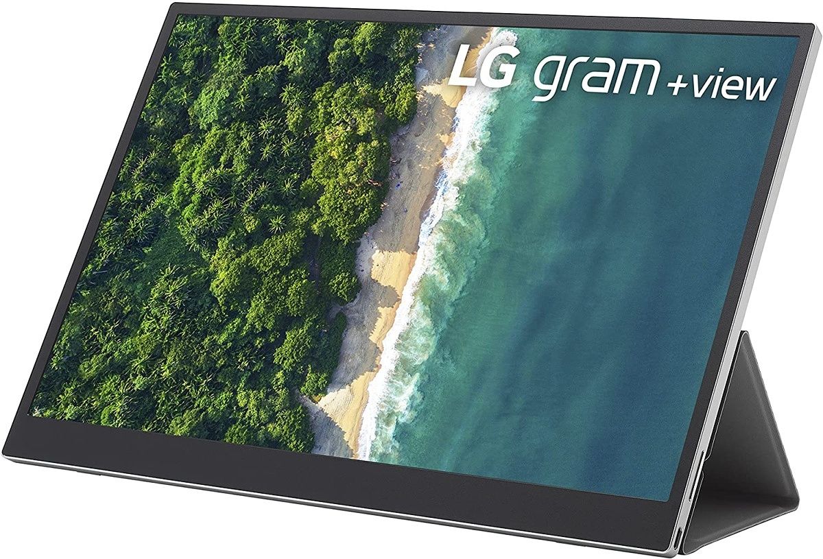 The LG gram +view is a great portable monitor that allows you to take your dual-monitor setup anywhere you go.