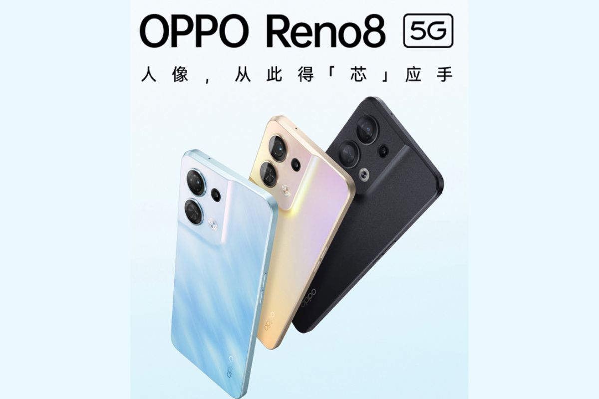 OPPO Reno 8 5G splash page launch photo