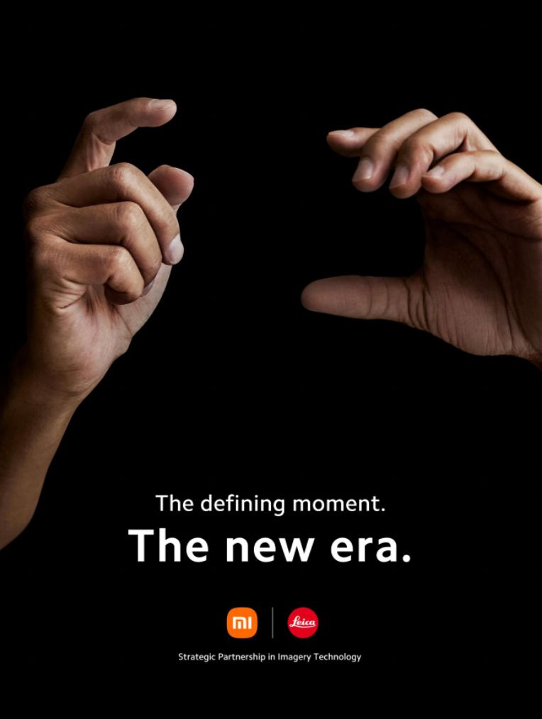 promotional image with Xiaomi and Leica branding