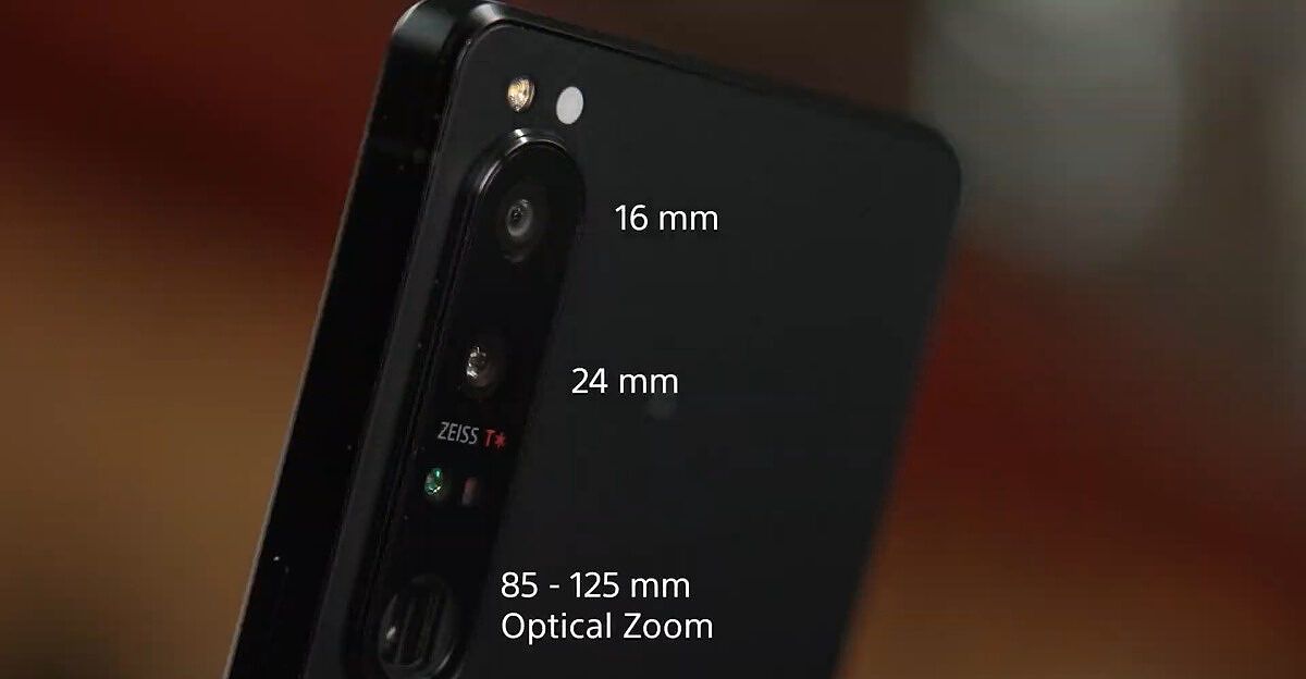 The Xperia I IV camera hardware close up