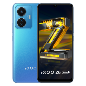 iQOO Z6 44W in blue color