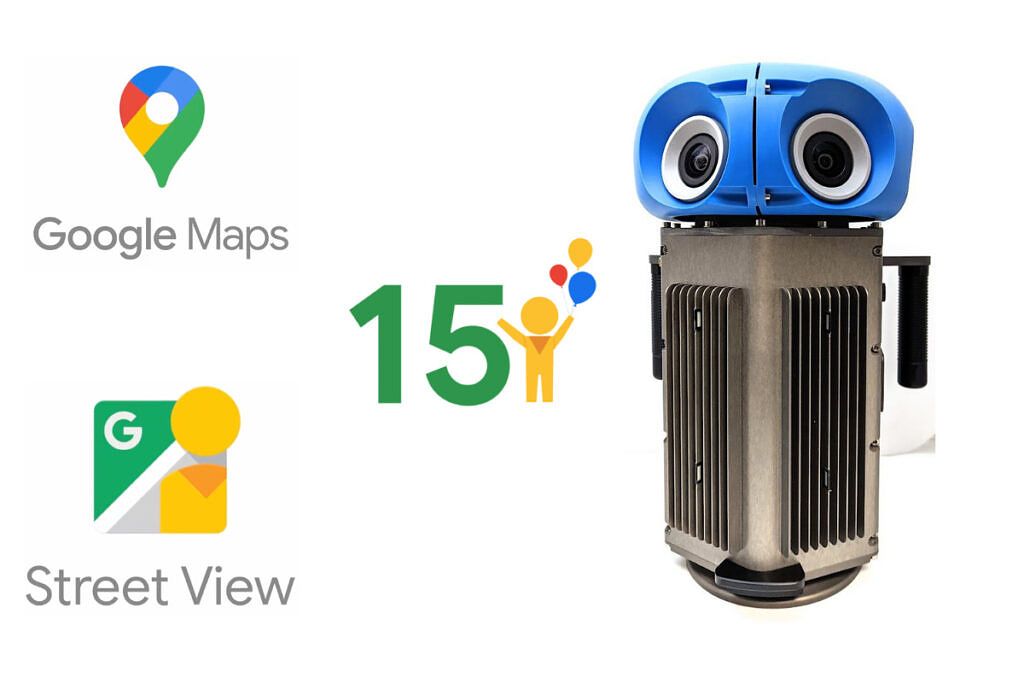 Google Street View 15 years anniversary with new camera 
