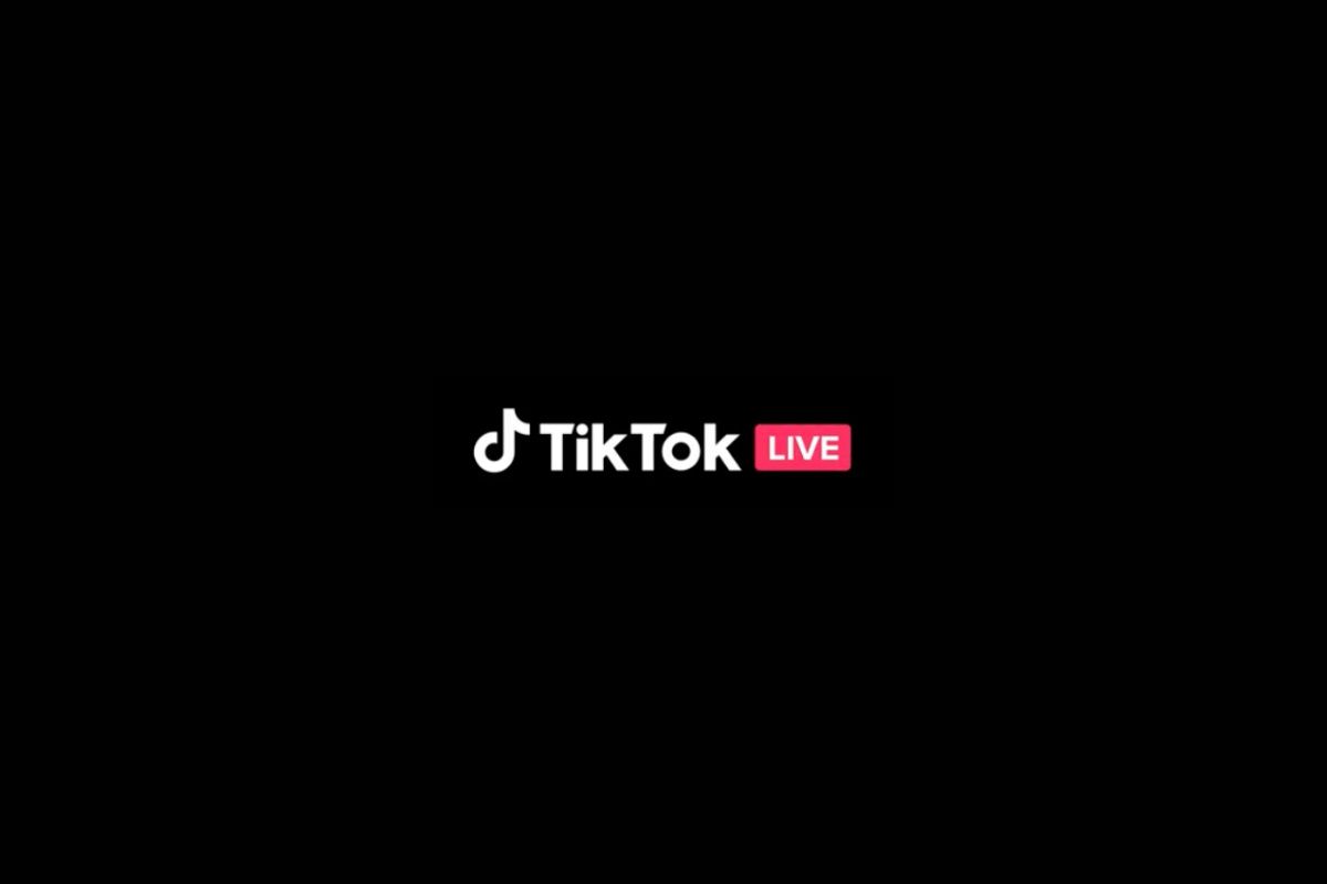 TikTok LIVE logo in black